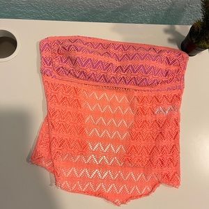 Hula honey bright coral bathing suit